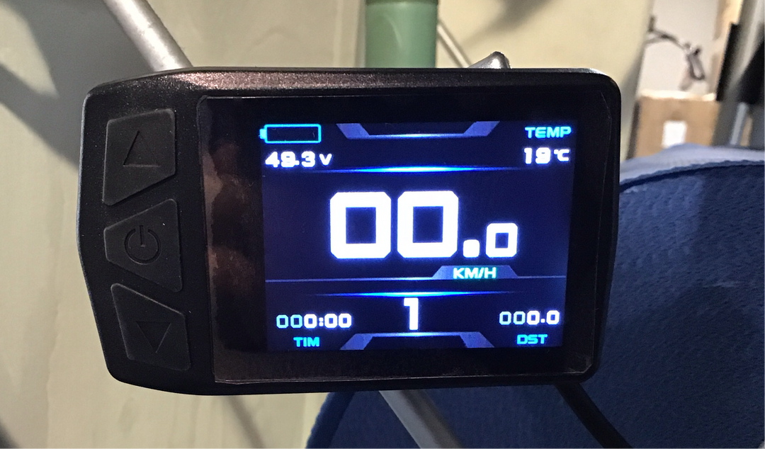 DIKKEFIETS™ |KT- LCD 1 kleuren Beeldscherm - DikkeFiets