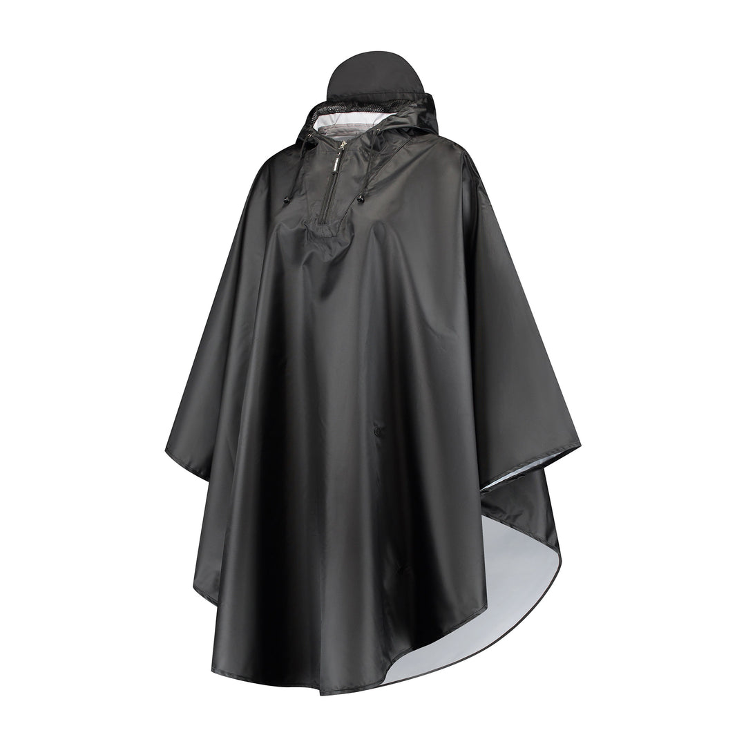Mirage poncho polyester zwart - DikkeFiets