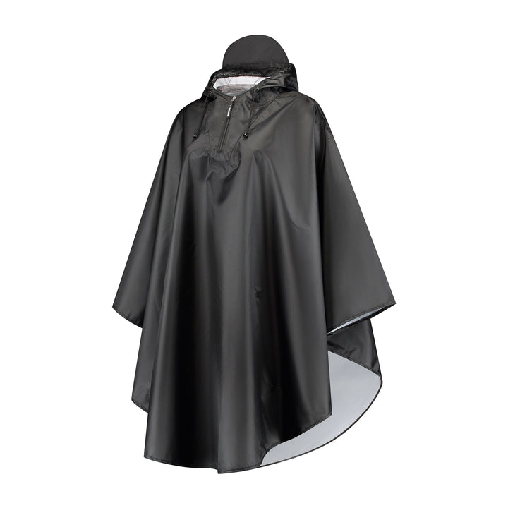 Mirage poncho polyester zwart - DikkeFiets