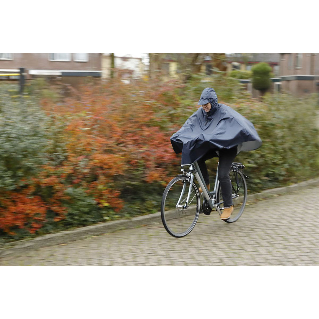 Mirage poncho polyester zwart - DikkeFiets