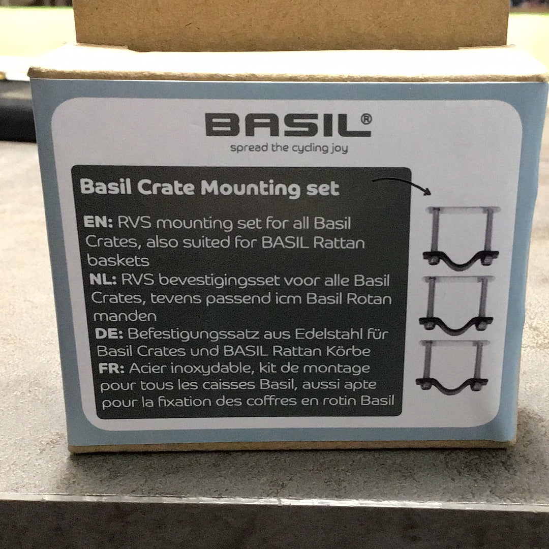 Basil kratbevestiging set - DikkeFiets